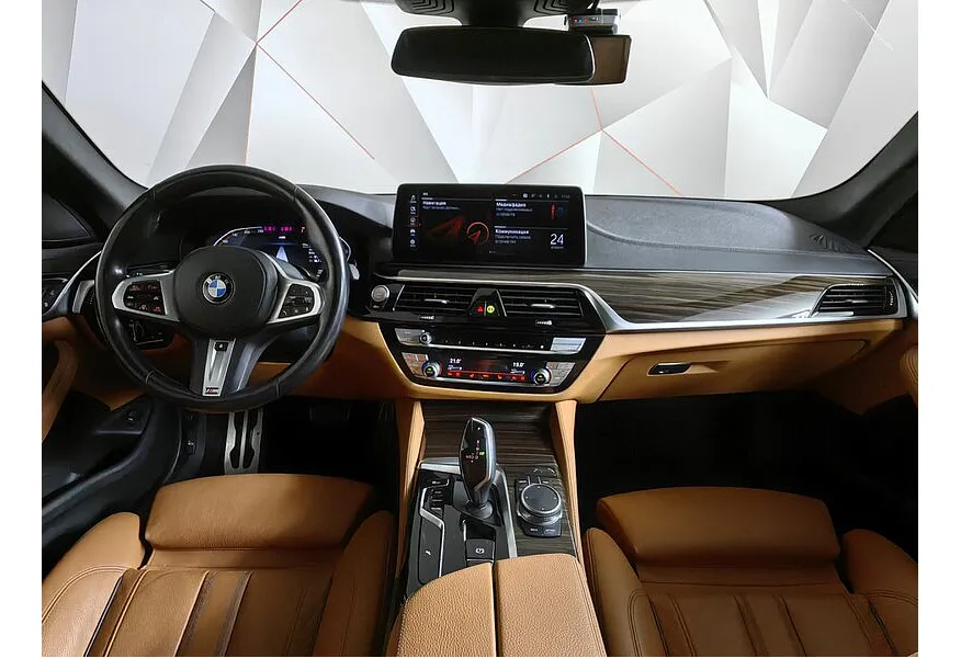 BMW 5 серия 520i Steptronic (184 л.с.) Синий в АВИЛОН. Слайд №11
