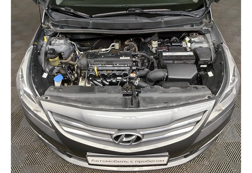 Hyundai Solaris 1.6 AT (123 л.с.) Comfort Серый в АВИЛОН. Слайд №11