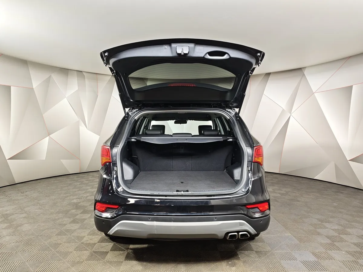 Hyundai Santa Fe 2.2 CRDI AT AWD (200 л.с.) Comfort Черный в АВИЛОН. Слайд №12
