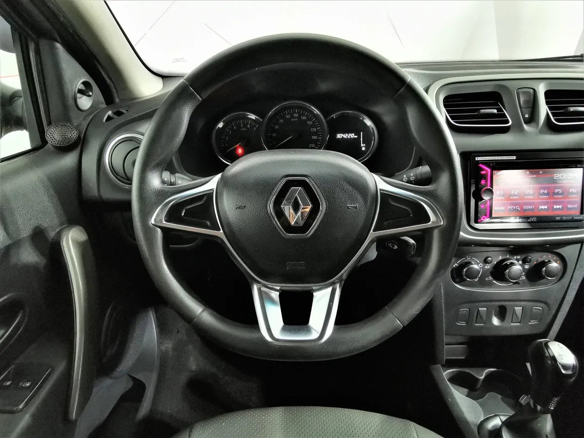 Renault Logan 1.6 AT (102 л.с.) Белый в АВИЛОН. Слайд №13