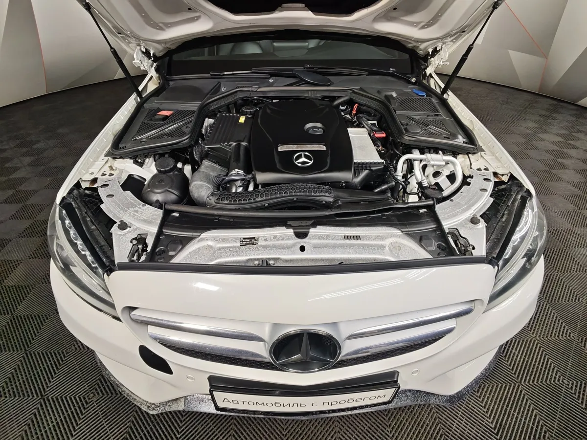 Mercedes-Benz C-Класс C 180 9G-Tronic (150 л.с.) Белый в АВИЛОН. Слайд №11