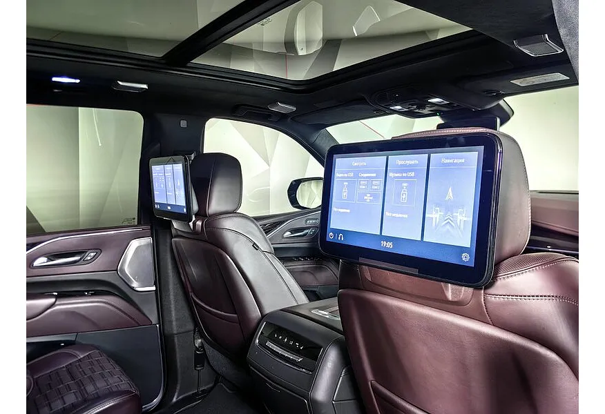 Cadillac Escalade 6.2 ESV AT AWD (416 л.с.) Luxury Черный в АВИЛОН. Слайд №25