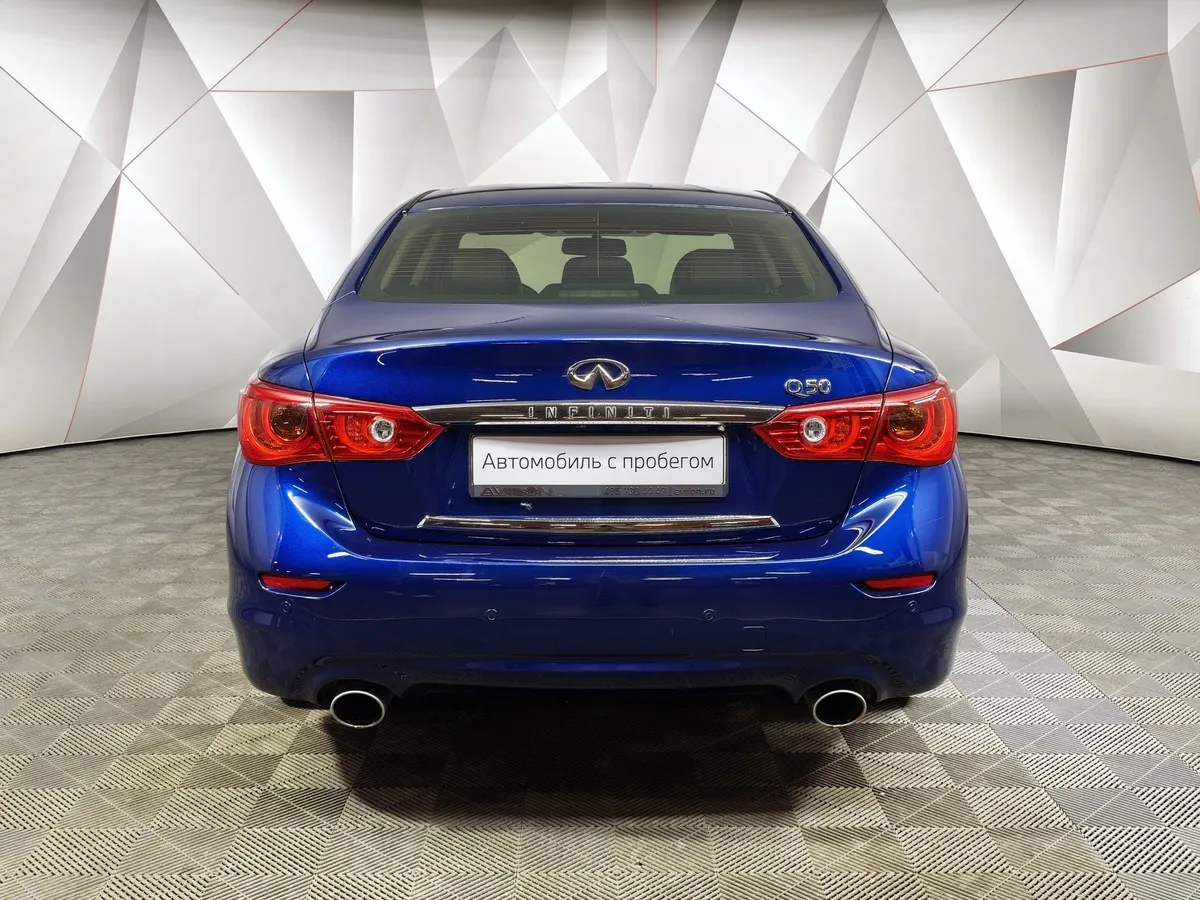 Infiniti Q50 2.0 T AT (211 л.с.) Синий в АВИЛОН. Слайд №8