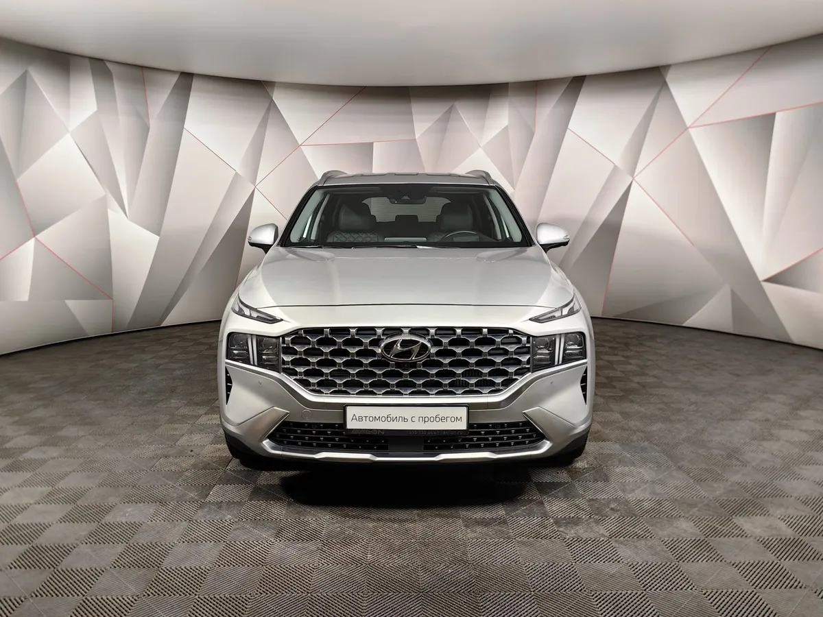 Hyundai Santa Fe 2.2 CRDi AWD 8AT (200 л.с.) High-Tech Серый в АВИЛОН. Слайд №7