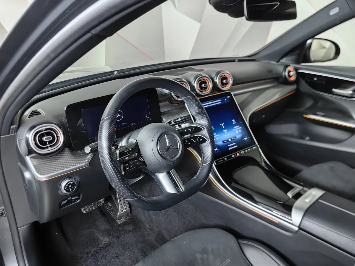Mercedes-Benz C-Класс C 180 9G-TRONIC (150 л.с.) Sport Серый в АВИЛОН. Слайд №18