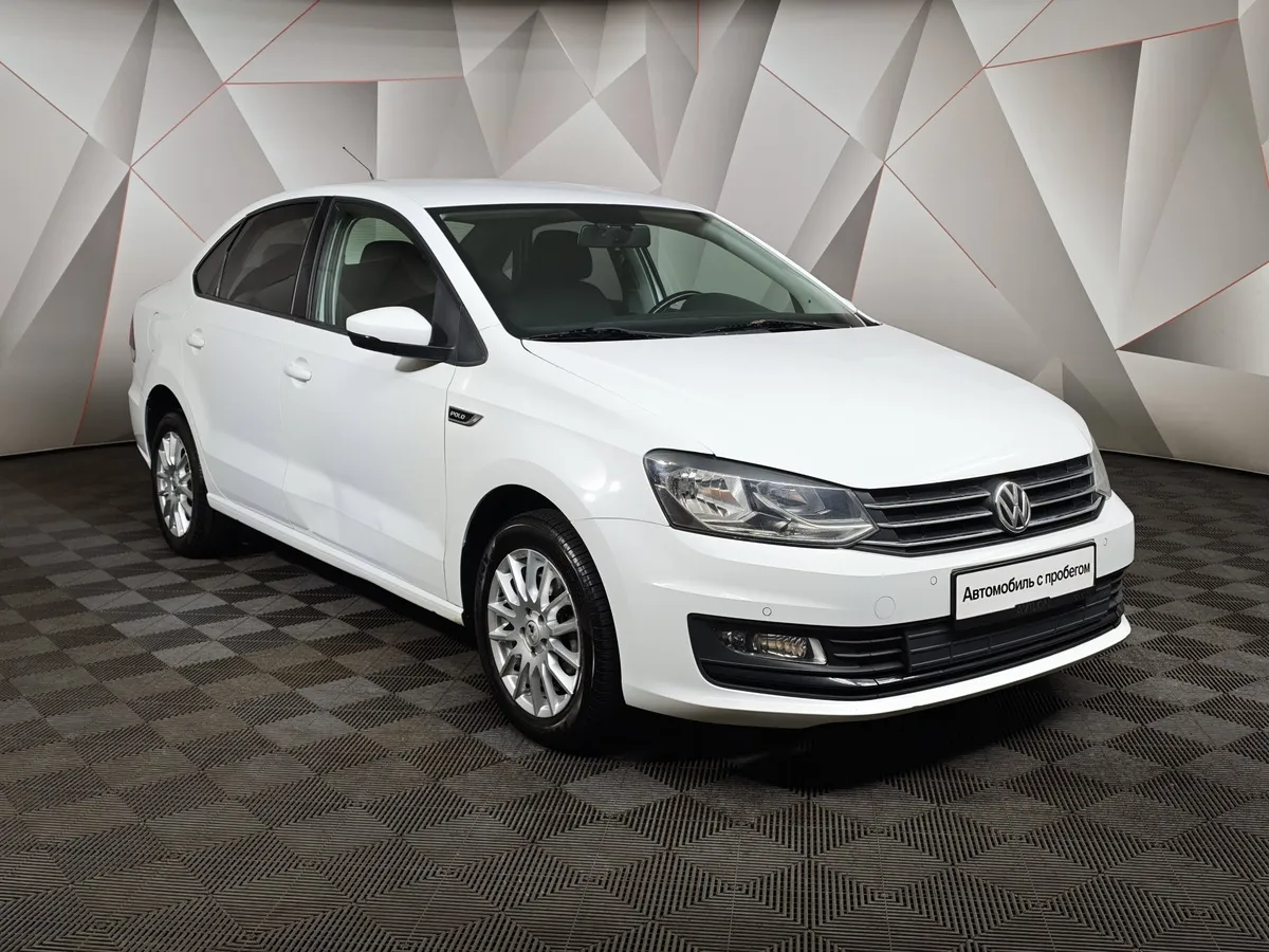 Volkswagen Polo 1.6 Tiptronic (105 л.с.) Comfortline Белый в АВИЛОН. Слайд №3