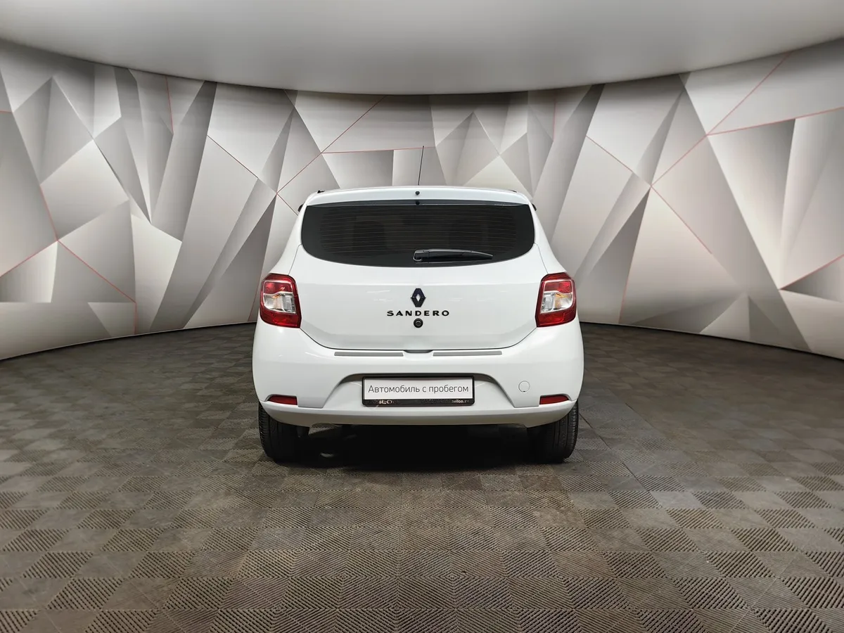 Renault Sandero 1.6 MT (82 л.с.) Confort Белый в АВИЛОН. Слайд №8