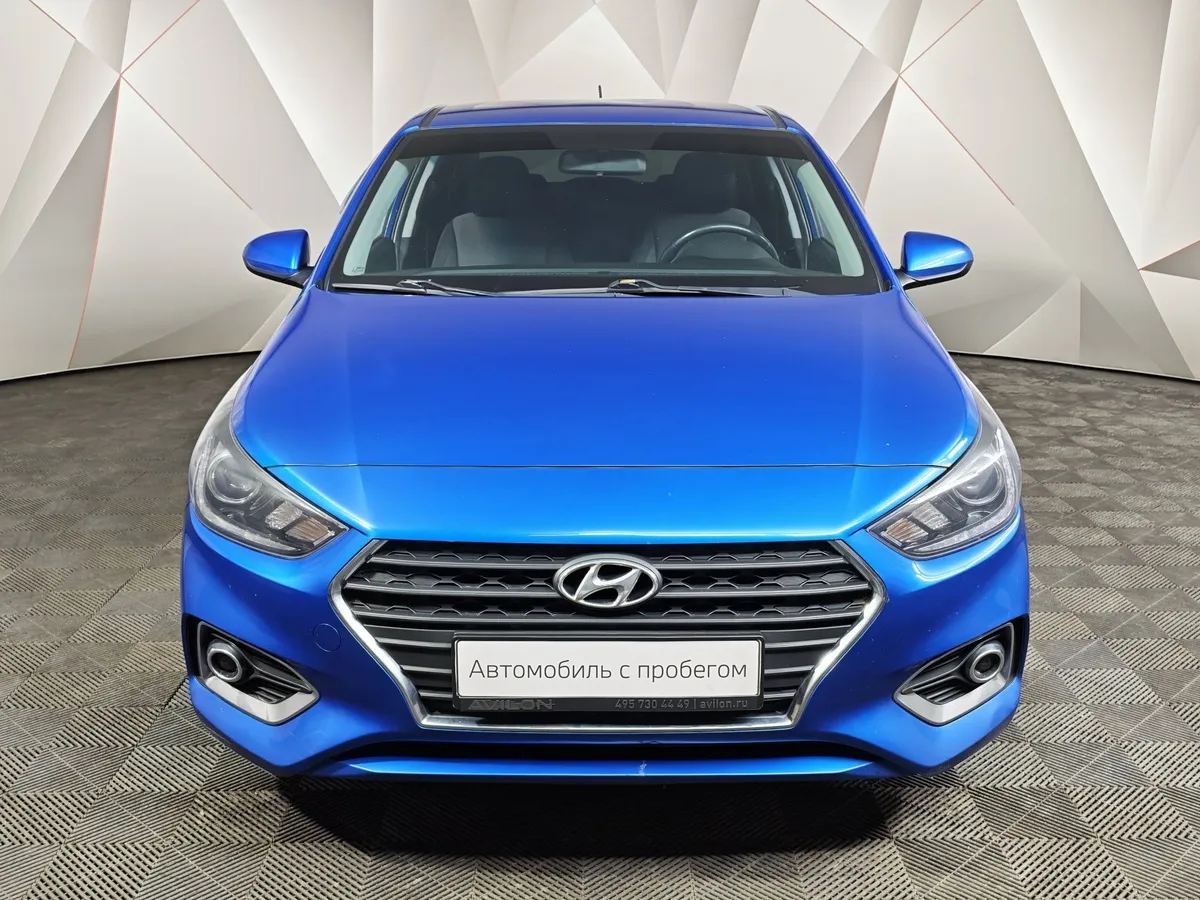 Hyundai Solaris 1.6 AT (123 л.с.) Active Plus Синий в АВИЛОН. Слайд №6