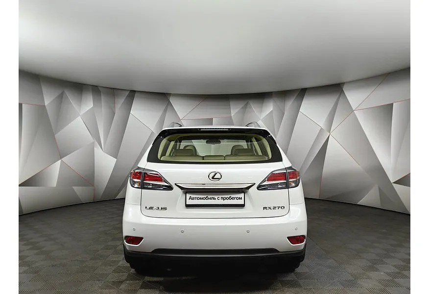 Lexus RX 270 AT (188 л.с.) Белый в АВИЛОН. Слайд №8