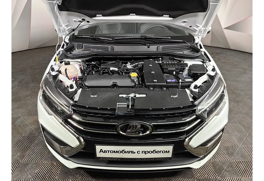 ВАЗ (Lada) Vesta 1.6 CVT (106 л.с.) Белый в АВИЛОН. Слайд №11