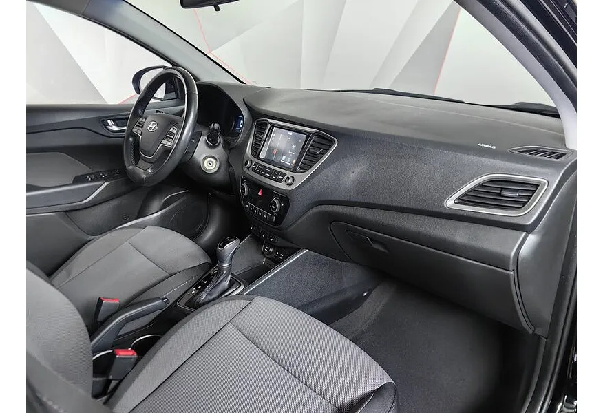 Hyundai Solaris 1.6 AT (123 л.с.) Elegance Черный в АВИЛОН. Слайд №13