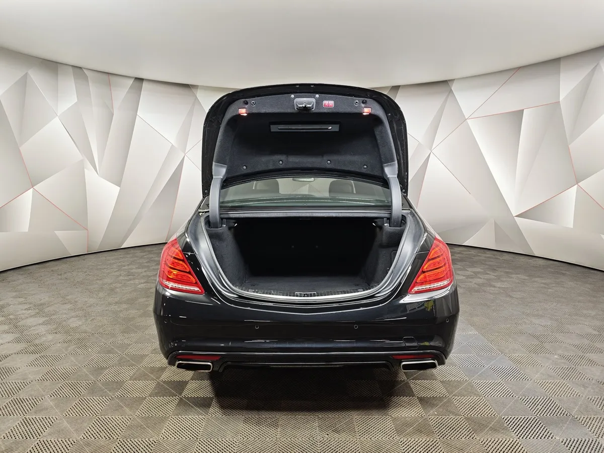 Mercedes-Benz S-Класс S 500 7G-Tronic Plus 4Matic длинная база (455 л.с.) Черный в АВИЛОН. Слайд №11