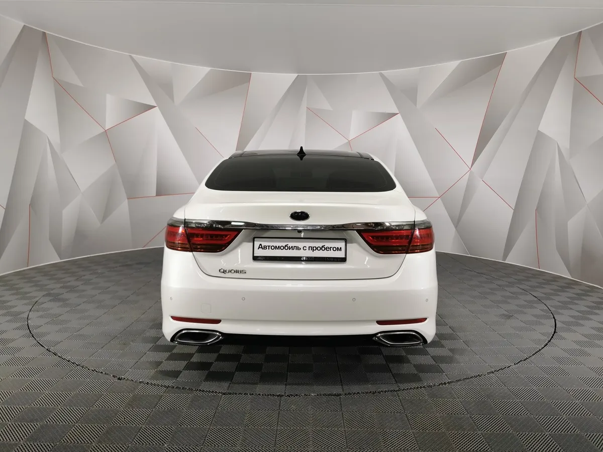 Kia Quoris 3.8 AT (334 л.с.) Premium Белый в АВИЛОН. Слайд №8