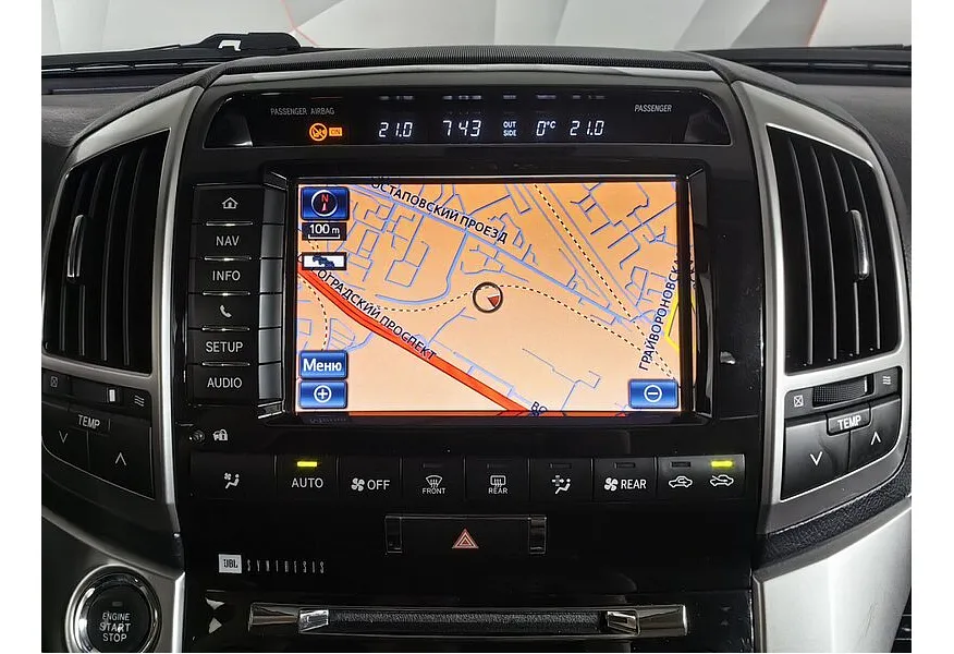 Toyota Land Cruiser 4.5 Twin-Turbo D AT 4WD (5 мест) (235 л.с.) Престиж Черный в АВИЛОН. Слайд №21