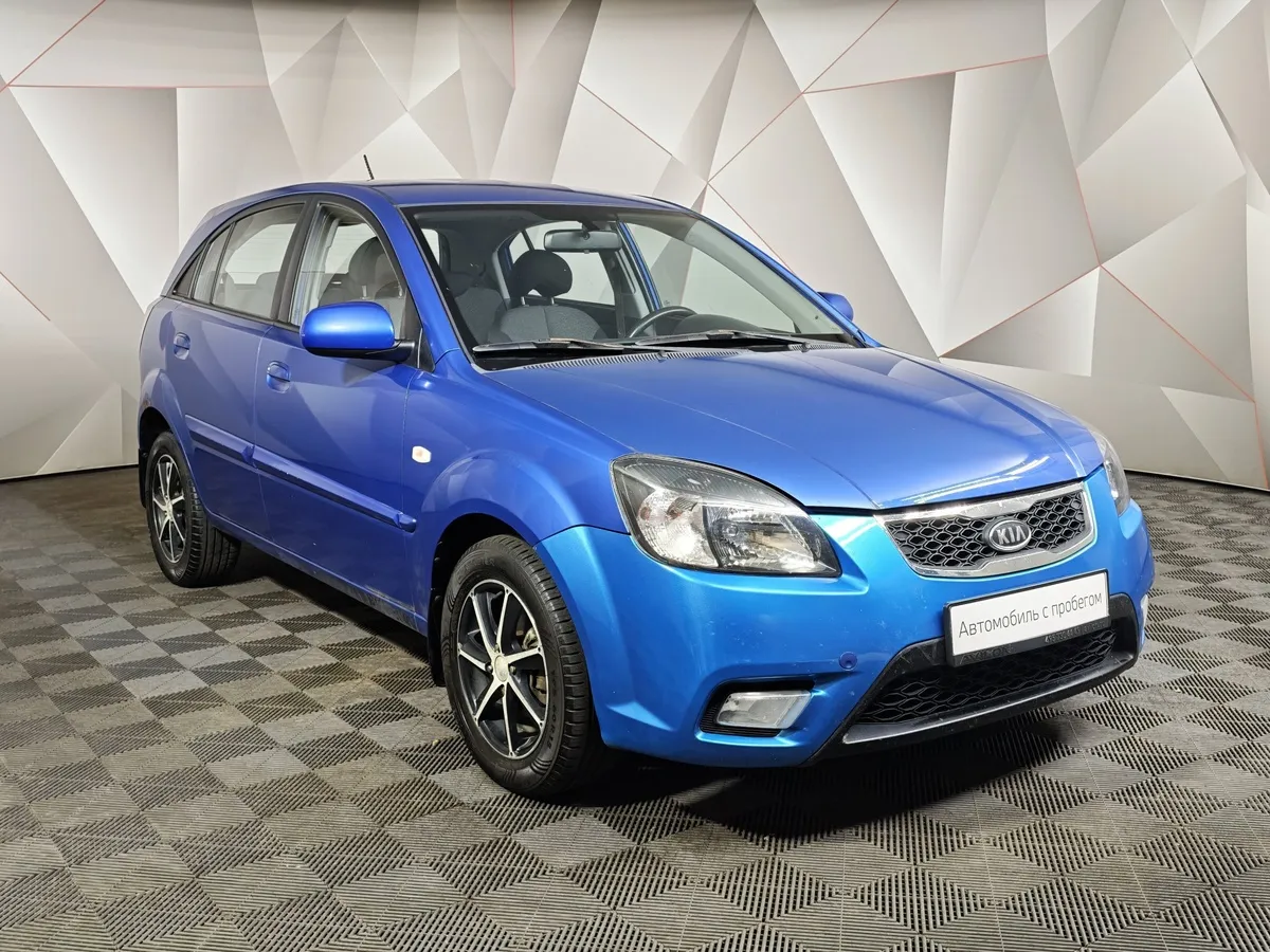 Kia Rio 1.4 MT (97 л.с.) Синий в АВИЛОН. Слайд №3