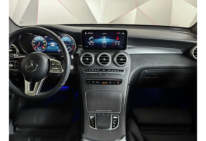 Mercedes-Benz GLC Купе 220 d 9G-TRONIC 4MATIC (194 л.с.) Premium Серебристый в АВИЛОН. Слайд №15