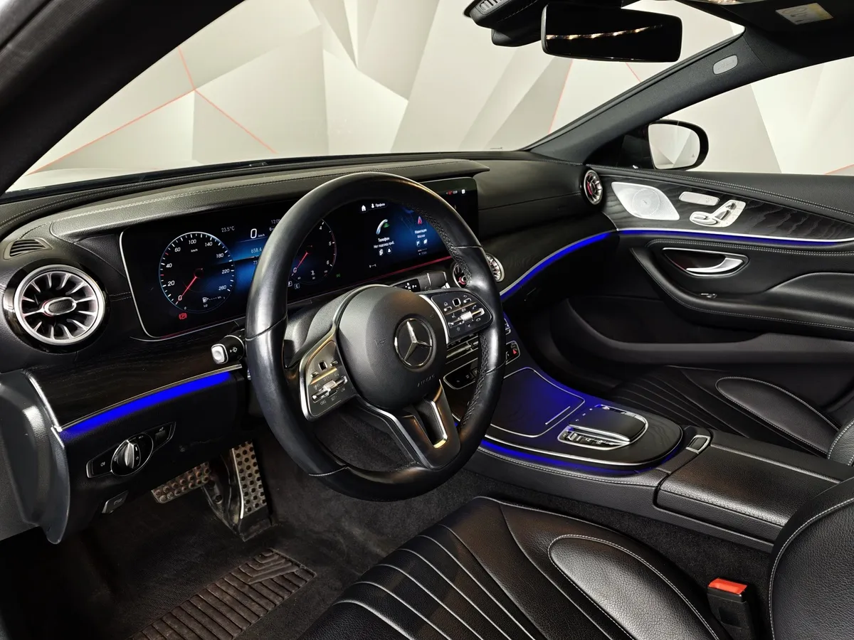Mercedes-Benz CLS 350 d AT 4Matic (249 л.с.) Sport Серый в АВИЛОН. Слайд №19