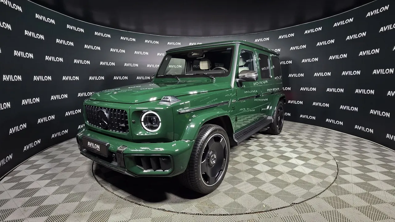 Mercedes-Benz G-Класс G 63 AMG Speedshift 4Matic (585 л.с.) Зеленый в АВИЛОН. Слайд №8