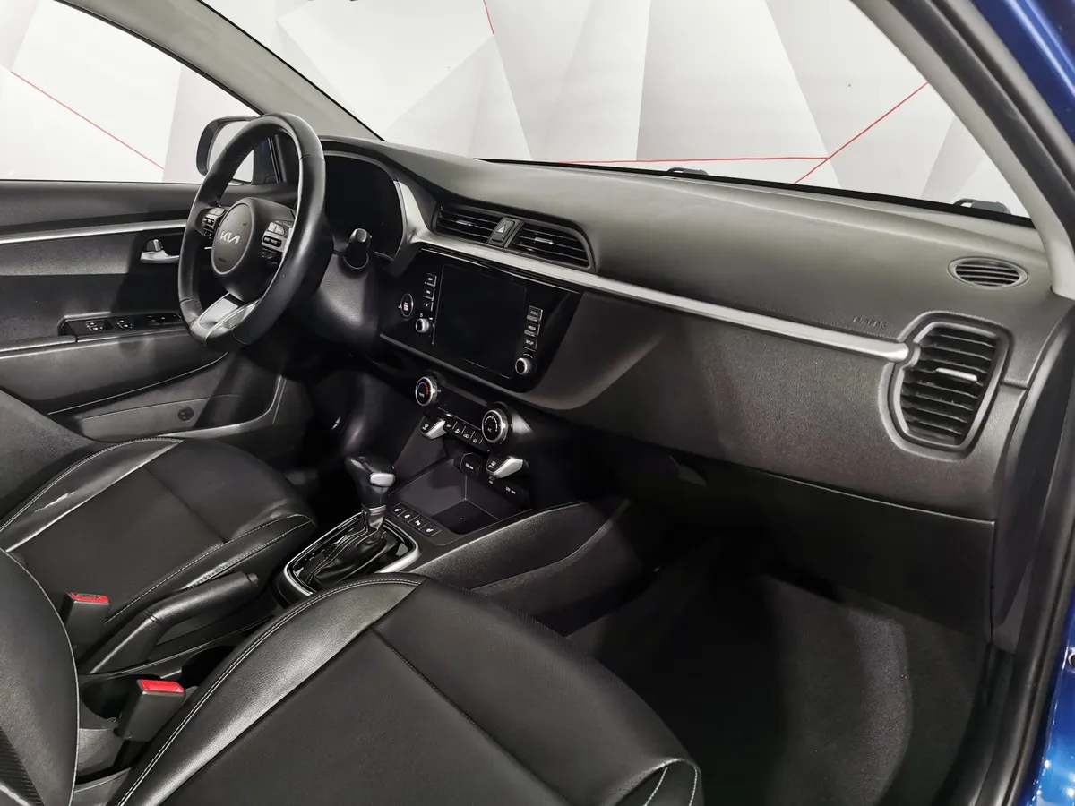 Kia Rio X 1.6 AT (123 л.с.) Premium Синий в АВИЛОН. Слайд №12