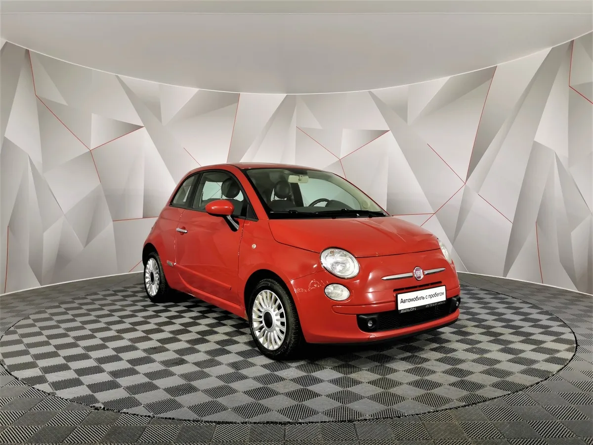 Fiat 500 1.2 AMT (69 л.с.) Красный в АВИЛОН. Слайд №3