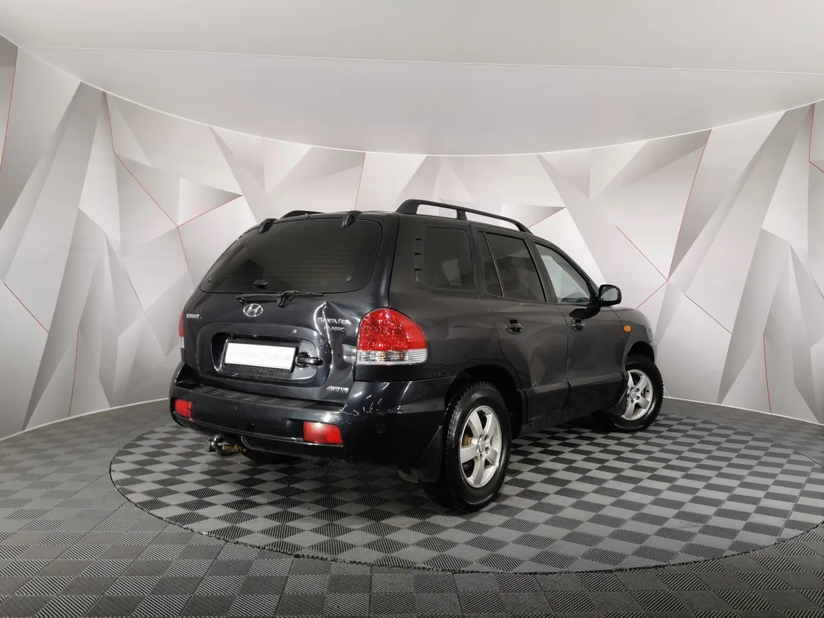 Hyundai Santa Fe 2.7 AT (173 л.с.) Черный в АВИЛОН. Слайд №2