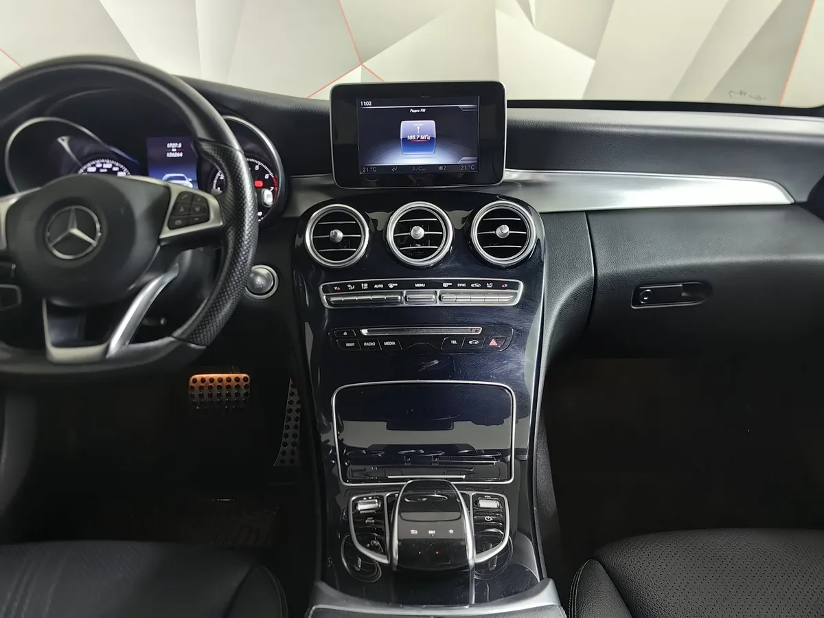 Mercedes-Benz C-Класс C 200 9G-TRONIC 4MATIC (184 л.с.) Особая серия Белый в АВИЛОН. Слайд №15