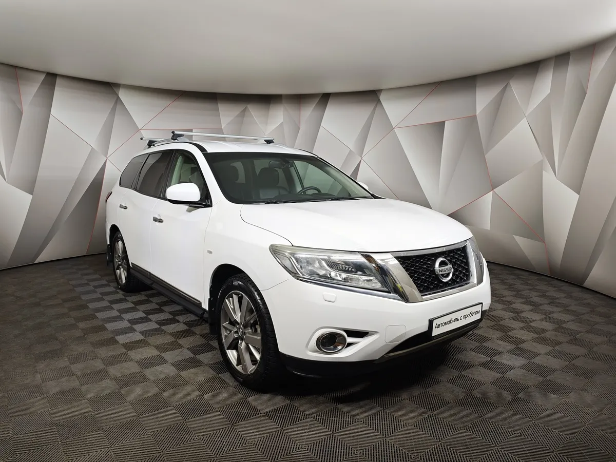 Nissan Pathfinder 3.5 CVT AWD (249 л.с.) Белый в АВИЛОН. Слайд №3