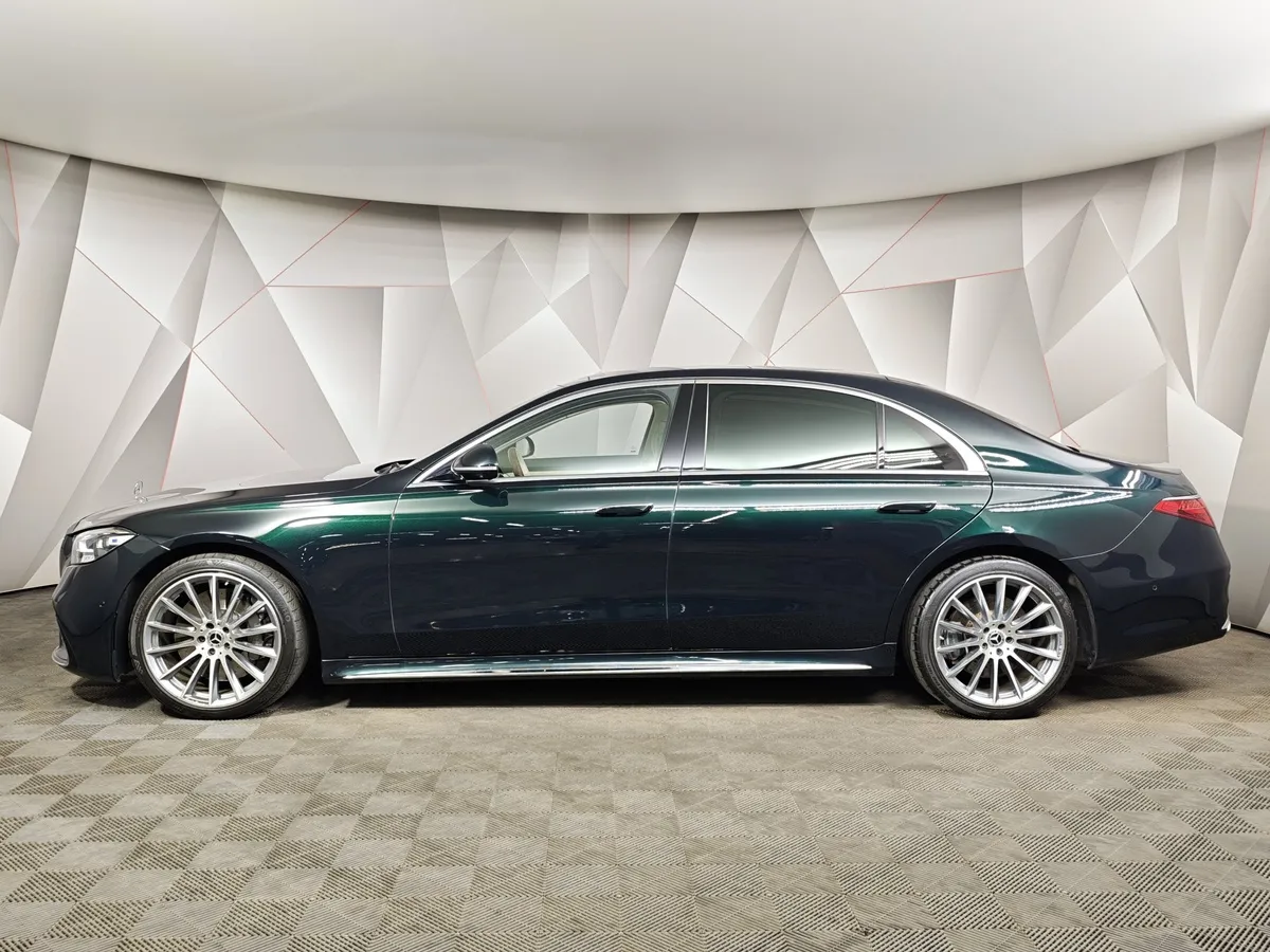 Mercedes-Benz S-Класс S 450 9G-Tronic 4Matic (367 л.с.) Зеленый в АВИЛОН. Слайд №5