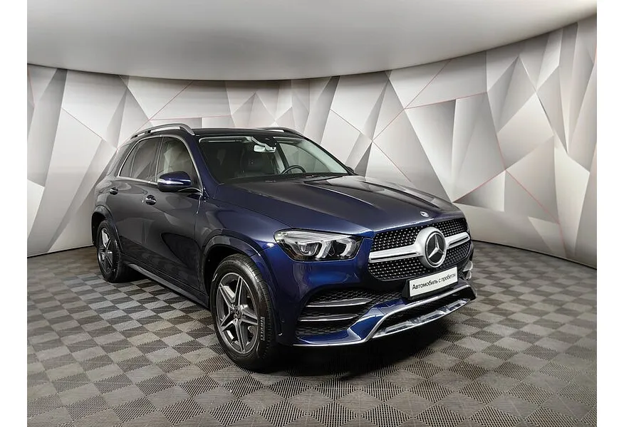 Mercedes-Benz GLE 300 d 4MATIC 9G-TRONIC (245 л.с.) Sport Синий в АВИЛОН. Слайд №3