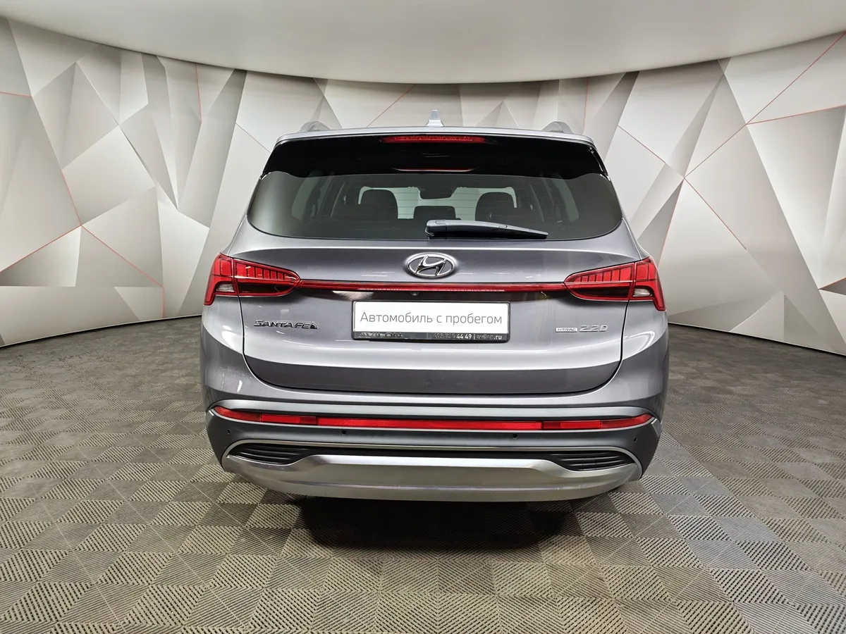Hyundai Santa Fe 2.2 CRDi AWD 8AT (200 л.с.) High-Tech Серый в АВИЛОН. Слайд №8