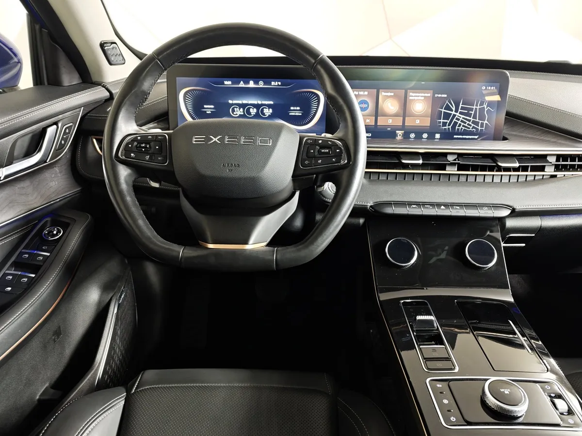 EXEED LX 1.6T DCT 4WD (150 л.с) Premium Plus Синий в АВИЛОН. Слайд №19