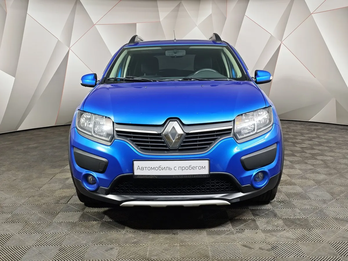 Renault Sandero 1.6 MT (113 л.с.) Stepway Drive Синий в АВИЛОН. Слайд №7