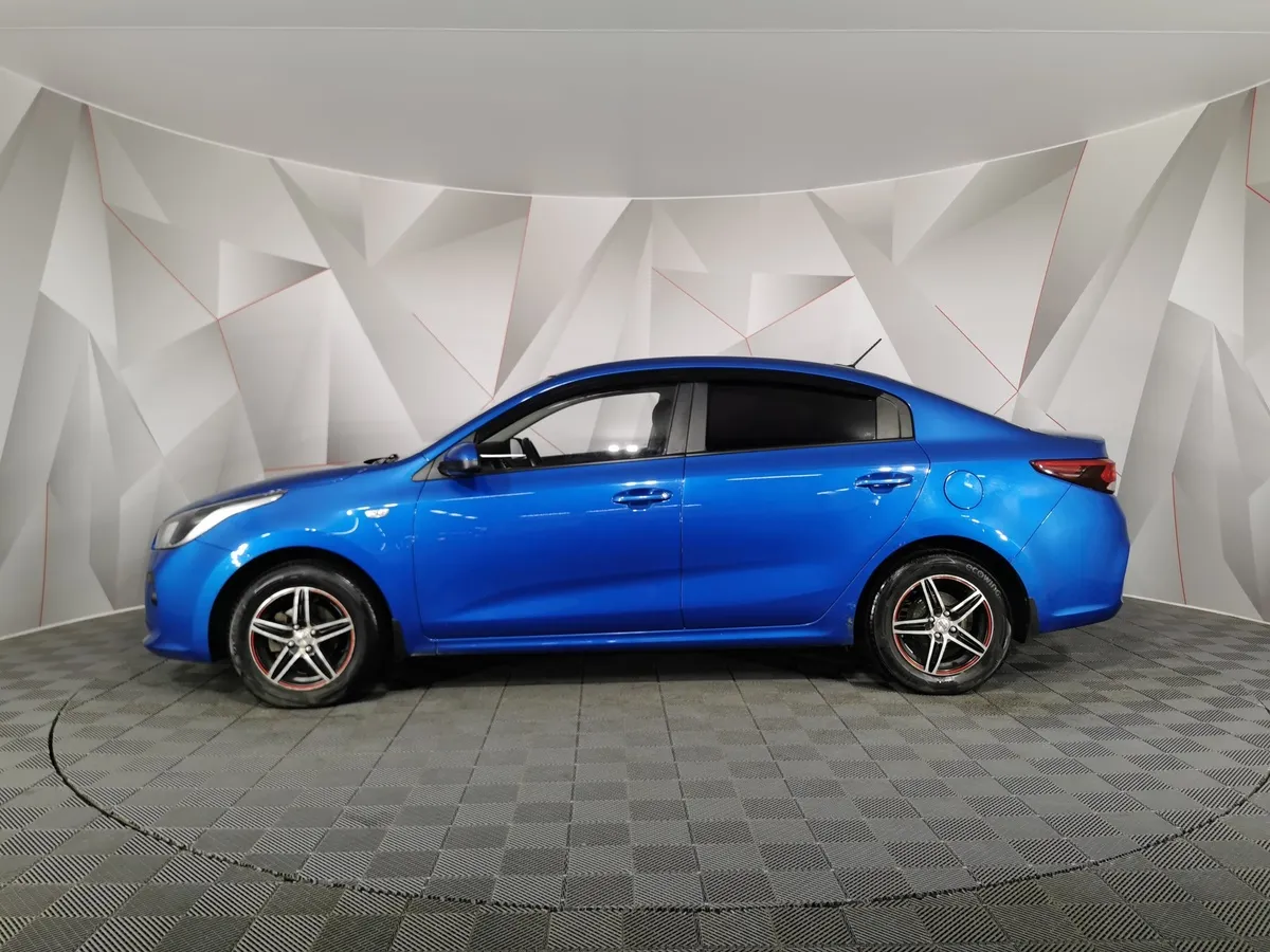 Kia Rio 1.4 AT (100 л.с.) Синий в АВИЛОН. Слайд №5