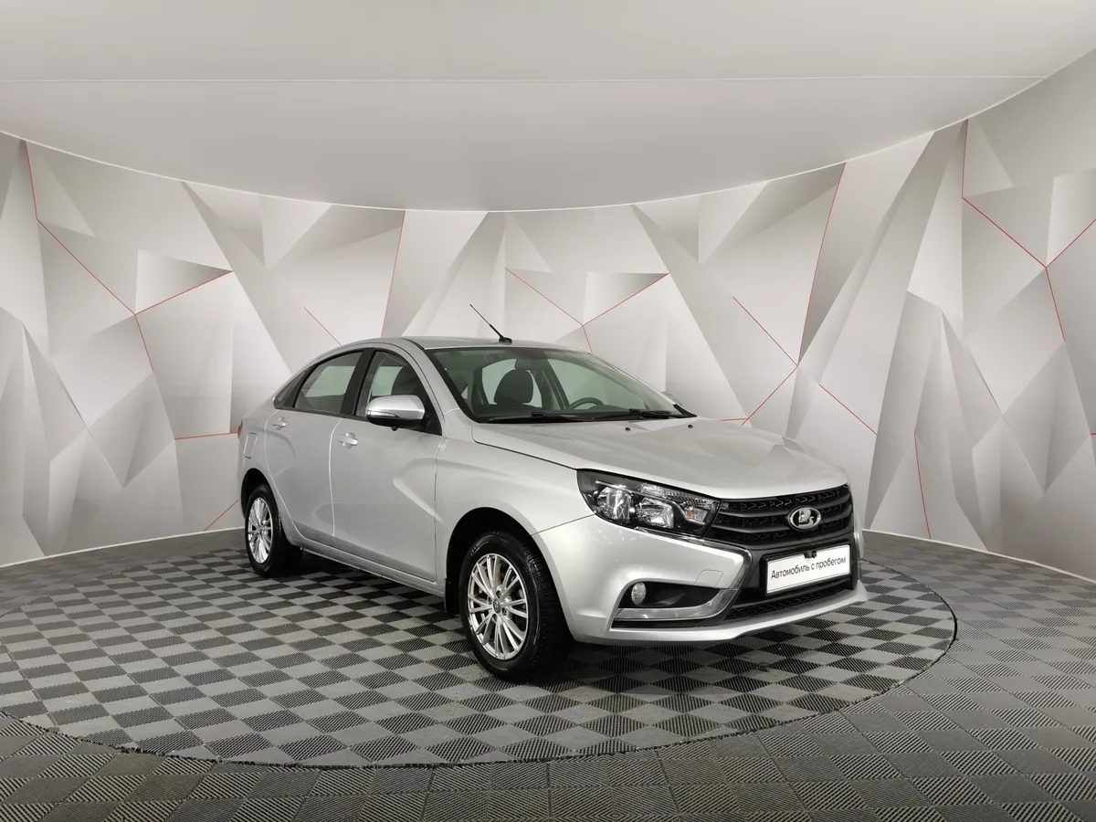 ВАЗ (Lada) Vesta 1.6 CVT (113 л.с.) Luxe Multimedia Серый в АВИЛОН. Слайд №3
