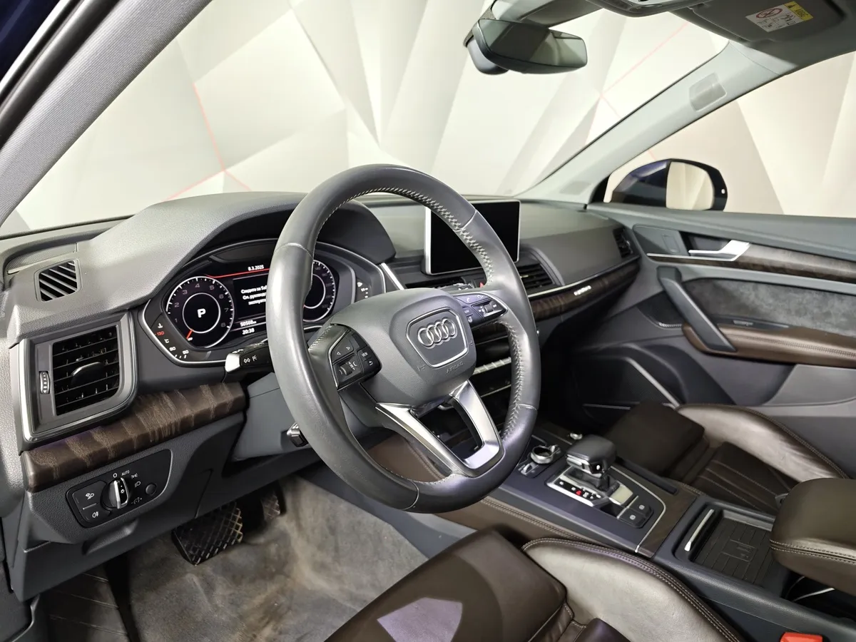 Audi Q5 2.0 TFSI S tronic quattro (249 л.с.) Sport Синий в АВИЛОН. Слайд №19