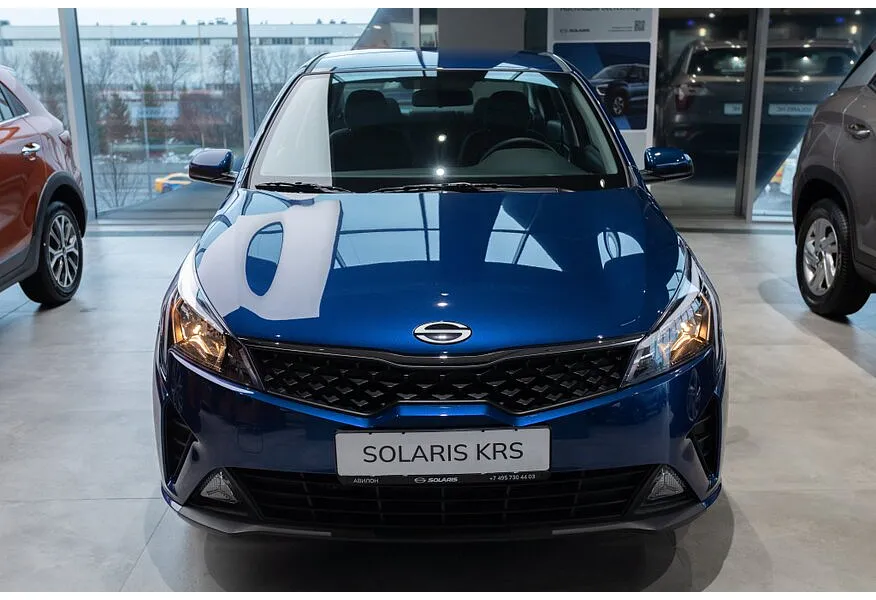 Solaris KRS 1.6 AT (123 л.с.) Style Синий в АВИЛОН. Слайд №3