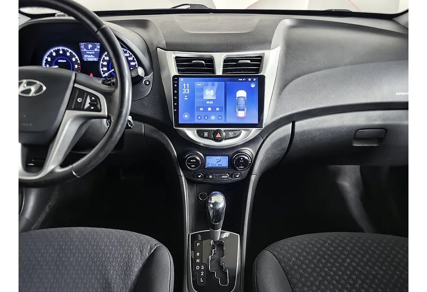 Hyundai Solaris 1.6 AT (123 л.с.) Active Серебристый в АВИЛОН. Слайд №14