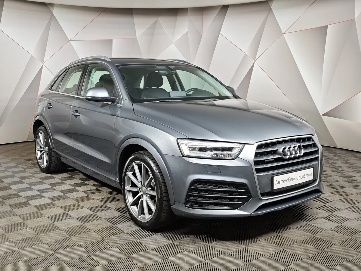 Audi Q3 2.0 TFSI S tronic quattro (180 л.с.) Sport Серый в АВИЛОН. Слайд №3