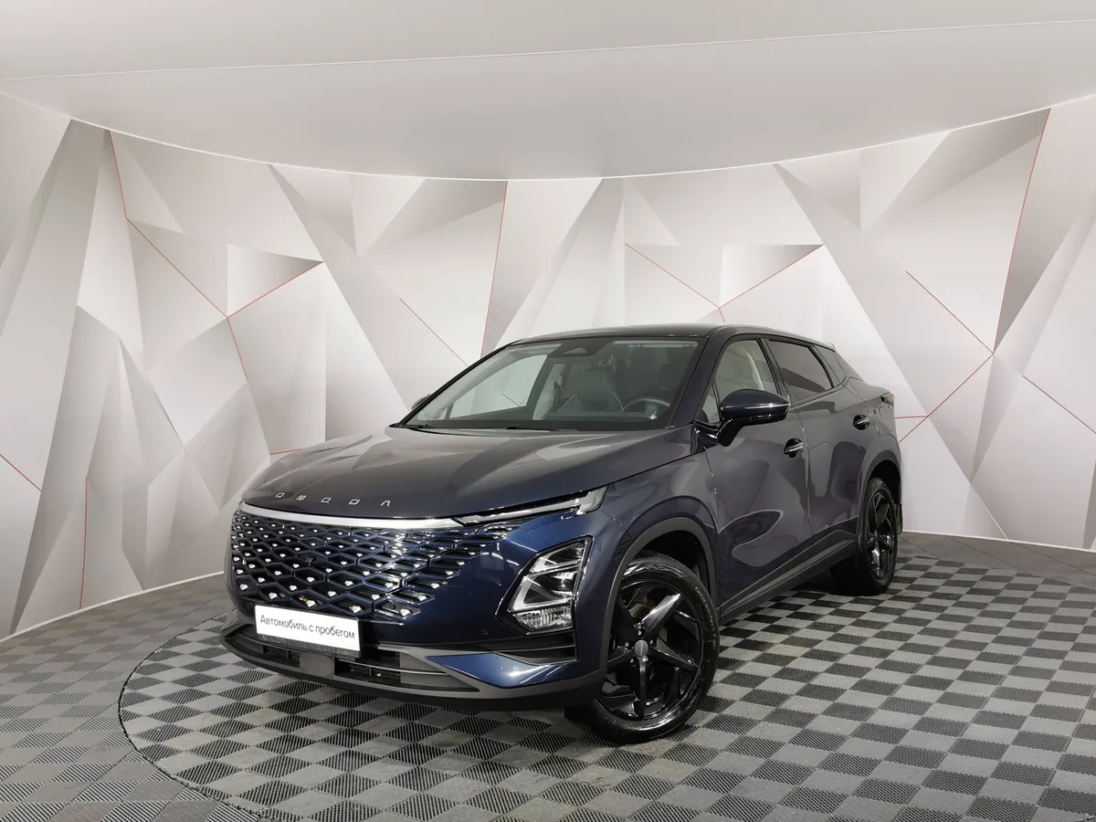 АВИЛОН - Omoda C5 1.6T DCT 4WD (150 л.с.) Supreme (двухцветный, красные элементы экстерьера) Синий - slide 10217348