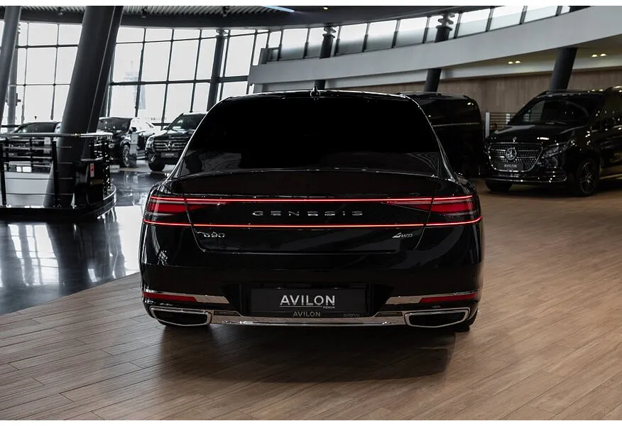 АВИЛОН - Genesis G90 Long 3.5 AT 4WD (415 л.с.) Royal Черный - slide 4