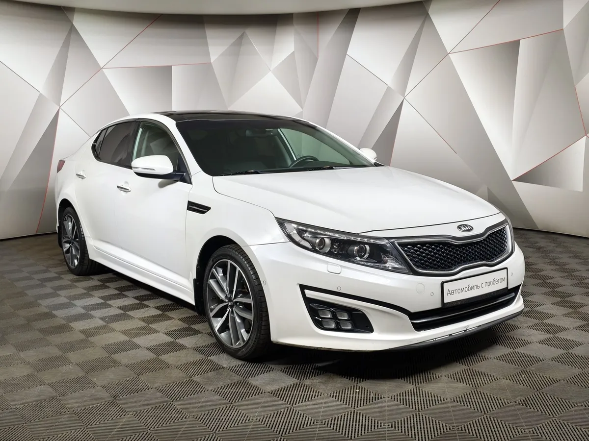 Kia Optima 2.4 AT (180 л.с.) Comfort Белый в АВИЛОН. Слайд №3