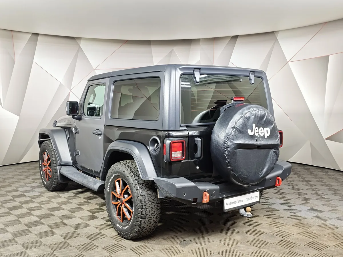 Jeep Wrangler 2.0 AT AWD (272 л.с.) Sport Черный в АВИЛОН. Слайд №4