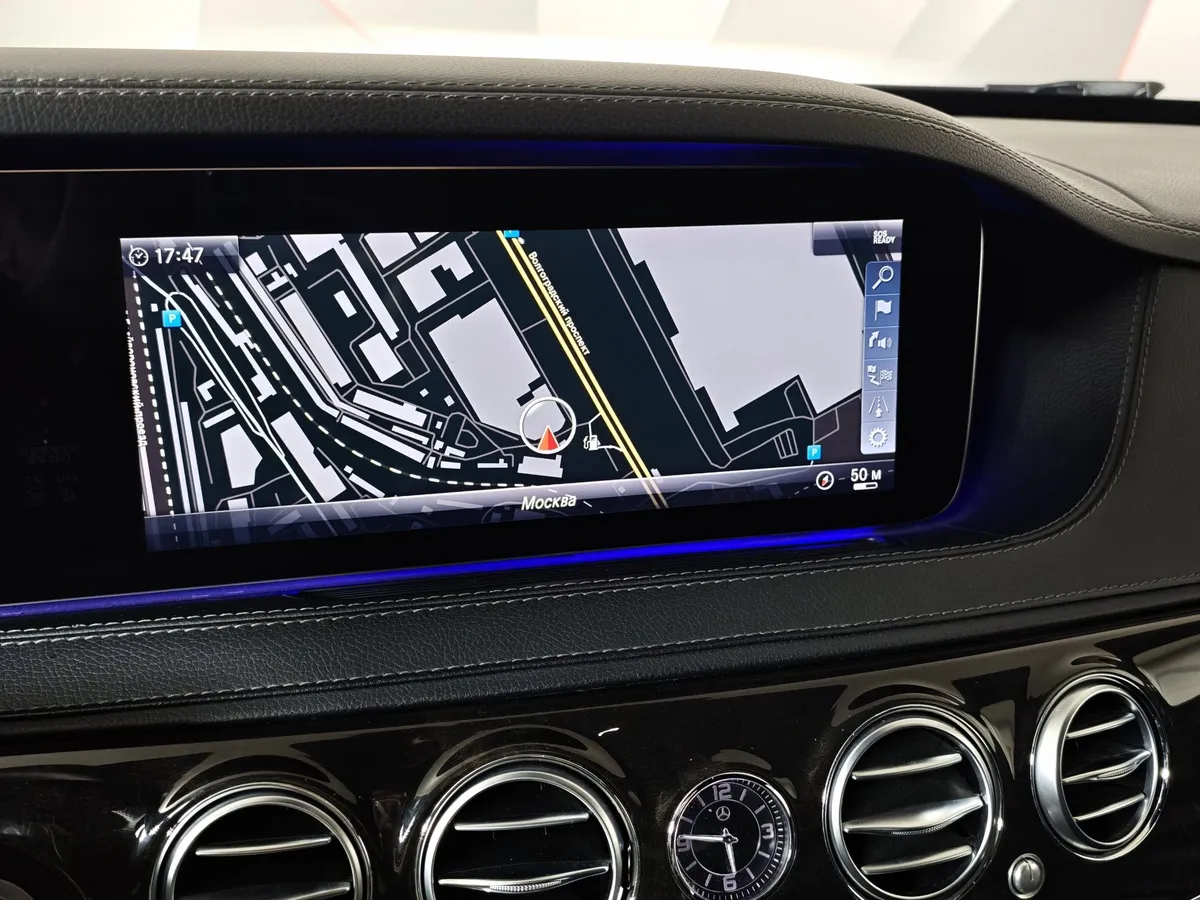 Mercedes-Benz S-Класс S 350 d 9G-Tronic 4Matic длинная база (249 л.с.) Черный в АВИЛОН. Слайд №23