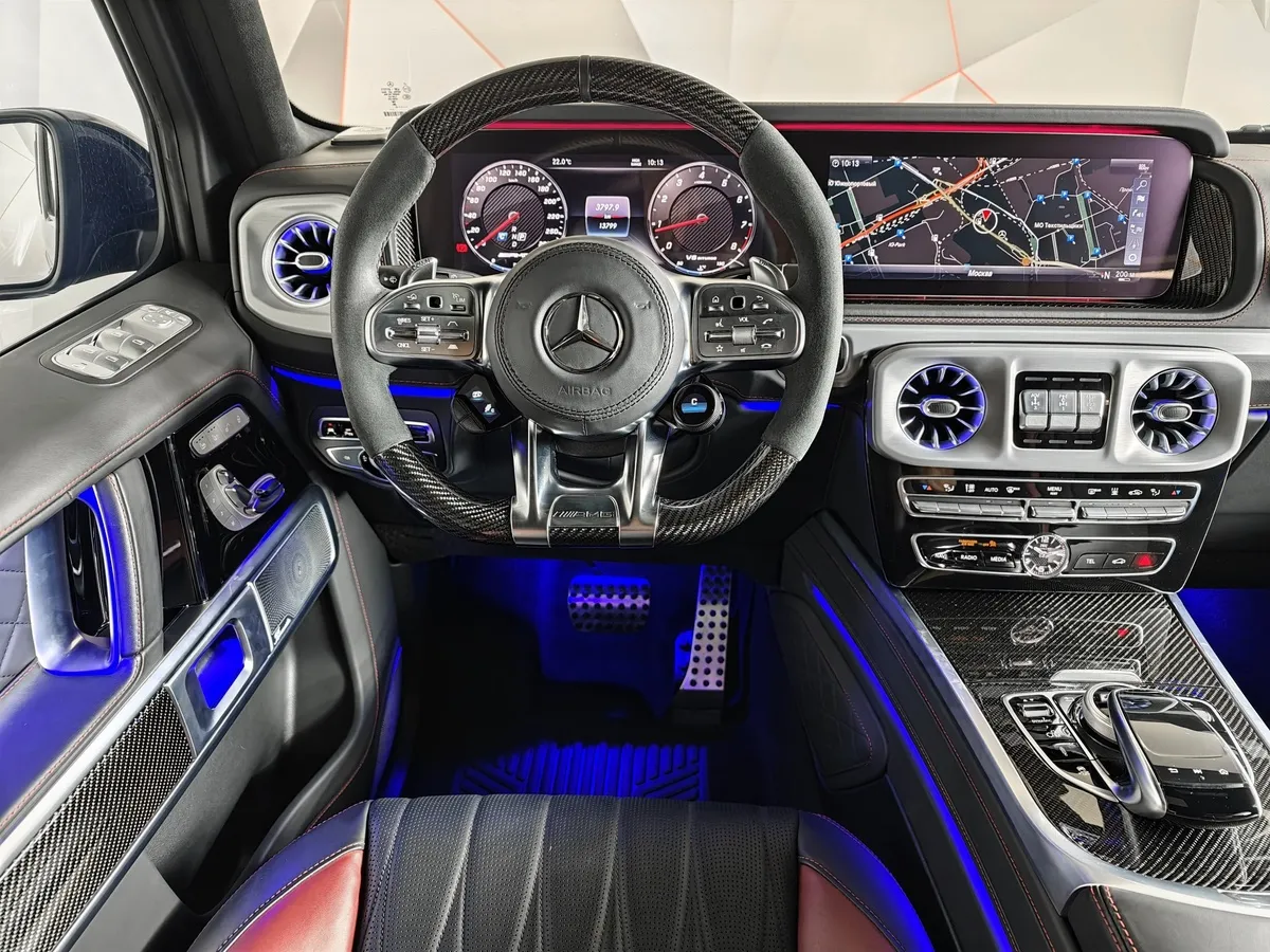 Mercedes-Benz G-Класс G 63 AMG Speedshift 4Matic (585 л.с.) Черный в АВИЛОН. Слайд №20