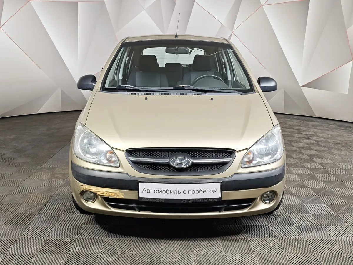 Hyundai Getz 1.6 AT (105 л.с.) Бежевый в АВИЛОН. Слайд №7