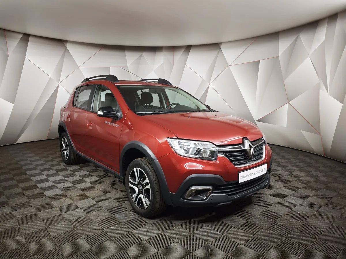 Renault Sandero 1.6 CVT (113 л.с.) Stepway Life City Красный в АВИЛОН. Слайд №3
