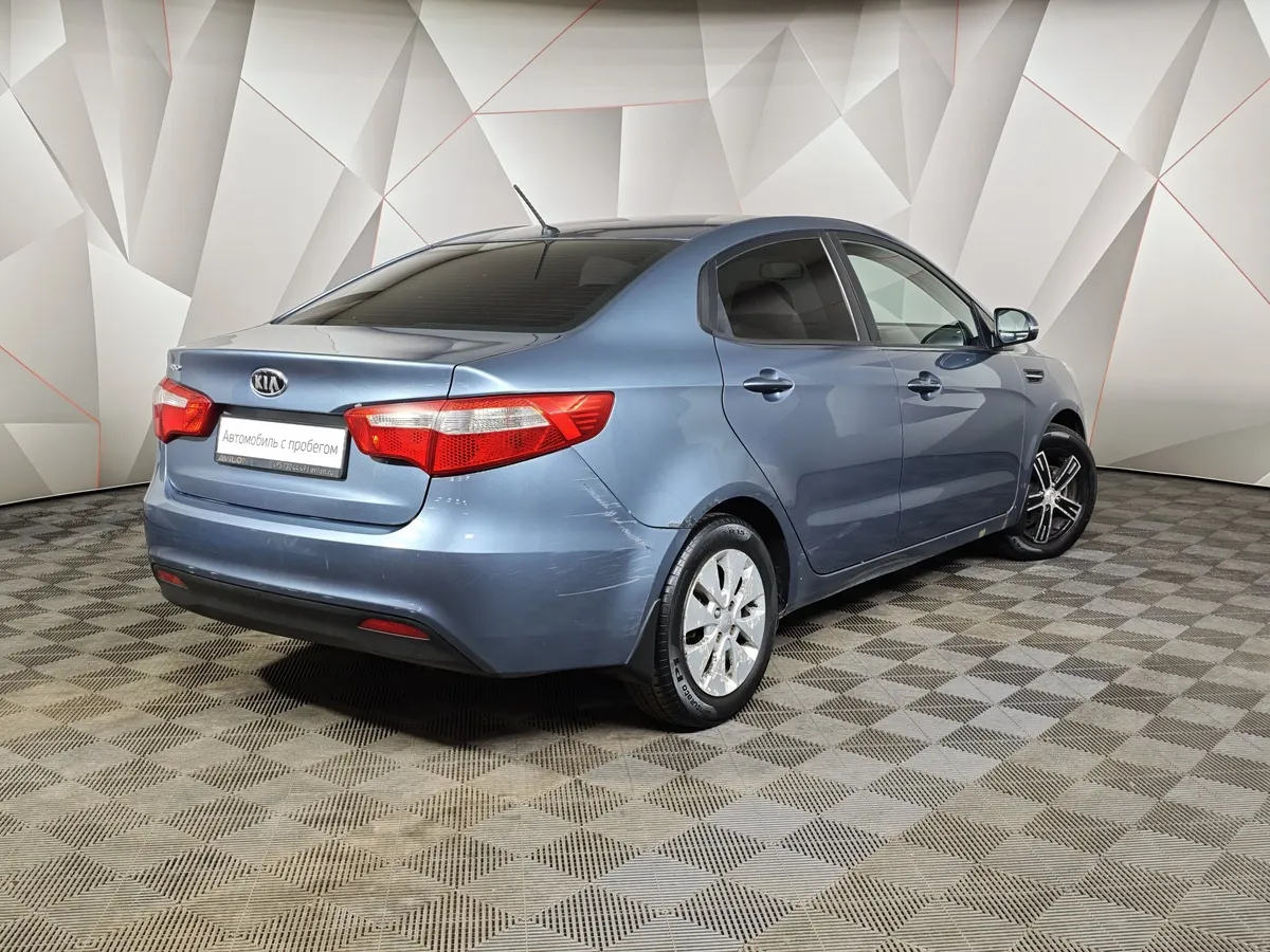 Kia Rio 1.6 AT (123 л.с.) Голубой в АВИЛОН. Слайд №2
