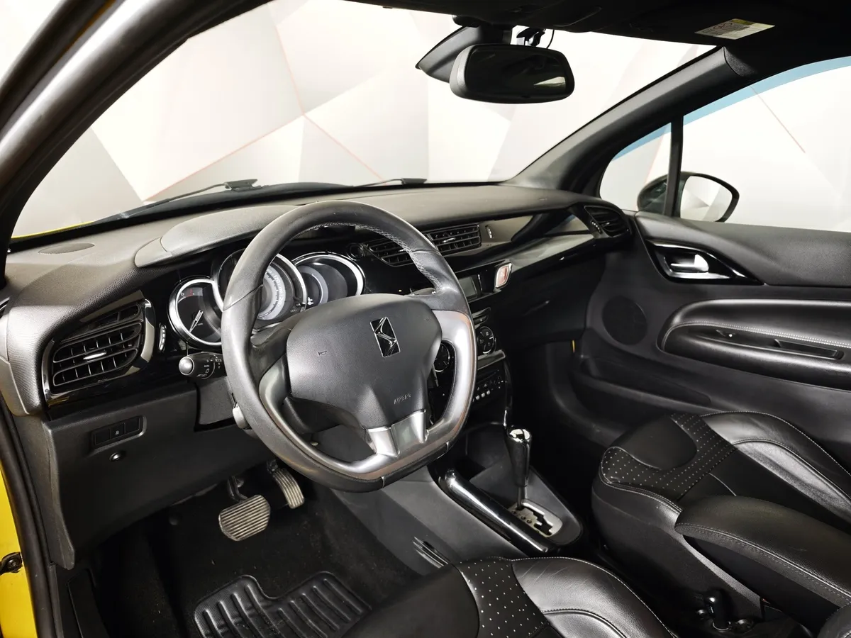 Citroen DS3 1.6 VTi AT (120 л.с.) Желтый в АВИЛОН. Слайд №17