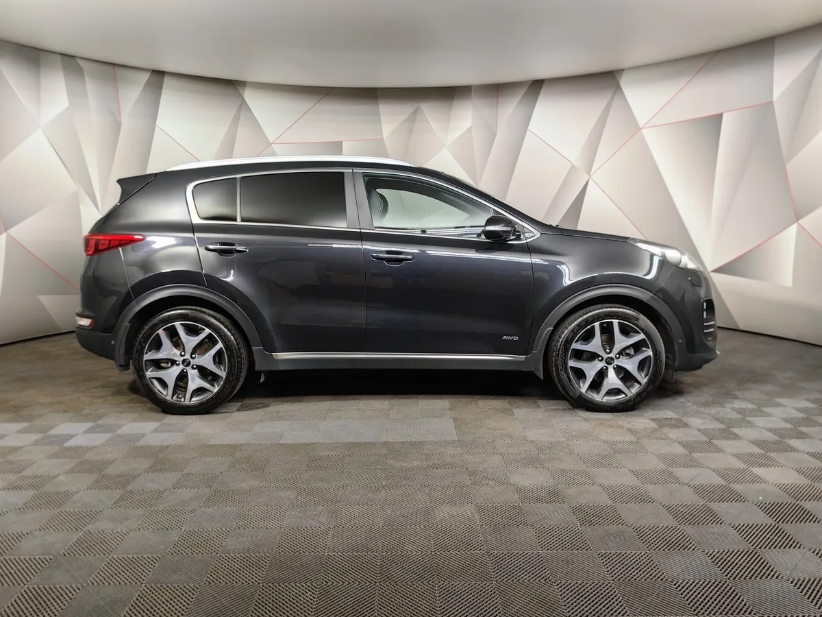 Kia Sportage 1.6 DCT 4WD (177 л.с.) GT Line Черный в АВИЛОН. Слайд №6