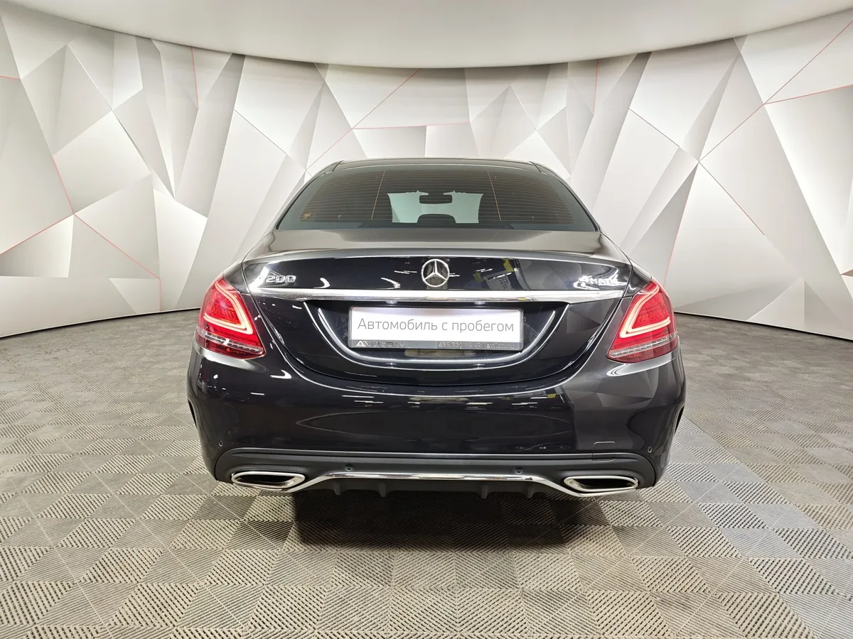 Mercedes-Benz C-Класс C 200 9G-TRONIC 4MATIC (190 л.с.) Sport Черный в АВИЛОН. Слайд №8